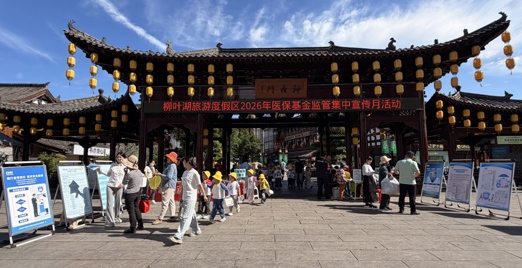 柳叶湖旅游度假区开展医保基金监管集中宣传活动